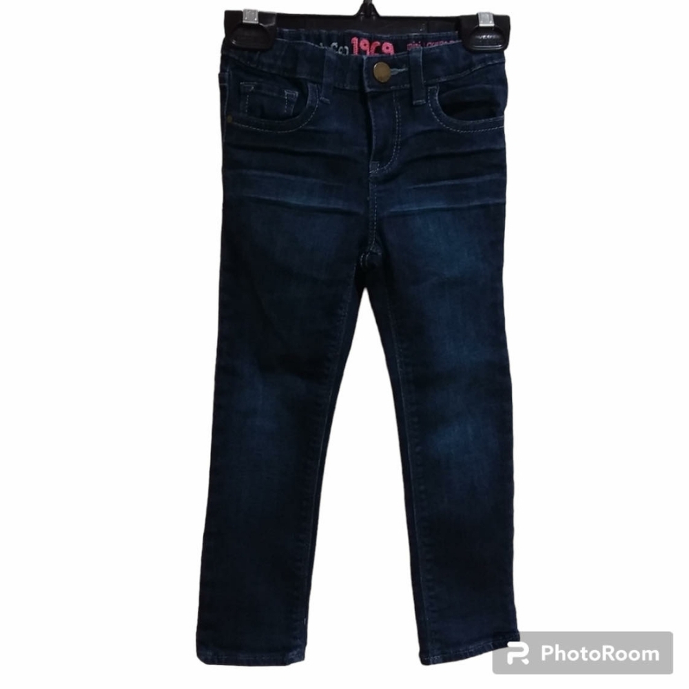 💥3/$30  GAP  Girls Darkwash Denim Jeans by GAP